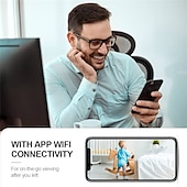 رخيصةأون كاميرات شبكات IP الداخلية-كاميرا صغيرة محمولة بدقة 1080 بكسل مربية صغيرة عالية الدقة مع رؤية ليلية وكشف الحركة - كاميرا أمان داخلية سرية للمنزل والمكتب - كاميرا IP مخفية - بطارية مدمجة