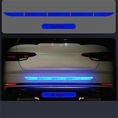 cheap Car Body Decoration &amp; Protection-5pcs/set Car Reflective Stickers Waterproof Car Warning Sticker Reflective Tape Car Decals Stickers Car Trunk Body Auto Accessories