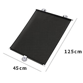 preiswerte Sonnenblenden &amp; Visiere fürs Auto-Starfire Auto-Sonnenschutzvorhang hinteres Seitenfenster vorne/hinten Windschutzscheibe Sonnenschutz blinkt schwarze Abdeckung Saugnapf universelles Autozubehör