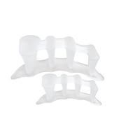 cheap Bunion Corrector-Silicone Thong Sandal Toe Flip Big Toe Spreader Cushion Bunion Pads Hard Silicone Toe Finger Separator 3 Hole Hallux Valgus Orthopedic Spacers Bunion Overlapping Hammer Foot Corrector