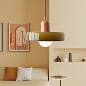 cheap Pendant Lights-LED Pendant Light Modern Decor Adjustable Glass Metal Pendant Light Creative Design Chandelier Droplight Ceiling Lamp Hanging Light Suspension Light For Home Bar Mod