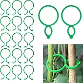 economico accessori per la cura delle piante-porta piante da giardino, 100 pezzi di clip per fiori di vite di pomodoro, clip per piante, clip di supporto per piante da giardino, clip per piante e clip da giardino per altre piante rampicanti, per