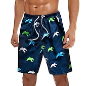 abordables maillot de bain boxer homme-maillot de bain pour hommes short de plage à séchage rapide cordon de serrage léger avec taille et poches élastiques