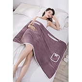baratos Toalhas-plus size 80-180 catties pode usar toalha de banho sling roupão de banho feminino saia de banho espessa adulto do que algodão puro absorvente