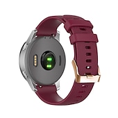 abordables Bracelets de montre Garmin-Bracelet silicone étanche 18mm 20mm pour Garmin Forerunner 265S 255S Active 5 Venu 3S 2S Sq 2 Plus Vivoactive 4S 3 Vivomove Sport, réglable