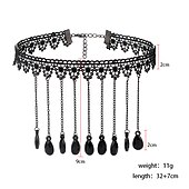levne Příslušenství a další-Náhrdelník Chocker Náhrdelník Chocker Punk a gotika Lolita Krajka Pro Lolita Kostýmová hra Dámské Kostýmní šperky Módní šperky