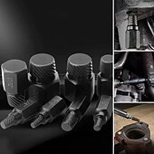 abordables Outils de réparation pour véhicule-10 pièces extracteurs de vis tête hexagonale multi spline vis cassées boulons outil de suppression gauche spirale bricolage ensemble d&#039;outils