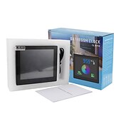 お買い得  家庭用器具-創造的な防水サイレント時計浴室電子壁時計温度湿度クロノメーターと吸盤キッチン防湿タイマー