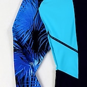 abordables Lycra de surf-Femme Anti UV Maillot de bain Protection solaire UV UPF50+ Respirable Sans Manches Le Maillot de corps Maillot de bain Zip sur le devant Boyleg Longueur du genou Natation Surf Plage Sports nautiques