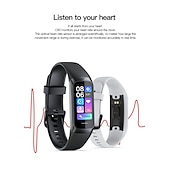 tanie Inteligentne bransoletki-C60 Inteligentny zegarek 1.1 in Inteligentny zegarek Bluetooth Krokomierz Rejestrator snu Pulsometry Kompatybilny z Android iOS Damskie Męskie Długi czas czuwania Step Tracker IP 67 43mm etui na