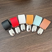 cheap Travel &amp; Luggage Accessories-New Travel Leather Hat Clip Outdoor Backpack Luggage Storage Clip Pu Leather Multi-purpose Straw Hat Clip Hat Accessories