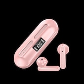 voordelige TWS True Wireless Headphones-V60 TWS True draadloze hoofdtelefoon In het oor Bluetooth 5.2 Ergonomisch Ontwerp Surround geluid Snellader voor Apple Samsung Huawei Xiaomi MI Hardlopen Dagelijks gebruik Reizen Mobiele telefoon
