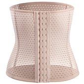 cheap Corsets-Women&#039;s Plus Size Shapewear Waist Trainer Body Shaper Pure Color Sport Simple Casual Home Daily Going out Breathable Summer Spring Home Outfits