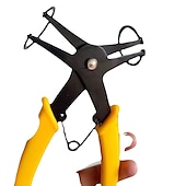 voordelige klemmen en tangen-2 in 1 dual-purpose borgveertang, interne en externe borgveertang veer demontage borgveertang interne en externe klem dual-purpose onderhoudsgereedschap sleutel