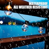 Недорогие Питание от солнечной энергии-Солнечные фейерверковые гирлянды 7М 30LED водонепроницаемые уличные огни для сада вечеринки на свадьбе декор для патио балкона атмосферные огни ландшафта