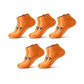 abordables calcetines de hombre-Hombre 5 pares Calcetín Calcetines hasta el Tibio Calcetines de Deporte Calcetines Cortos Negro Blanco Color Plano Casual Diario Básico Medio Verano Primavera Otoño Elegante Tradicional / Clásico