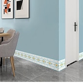levne Lemování-cool tapety geometrická tapeta hranice pasu nástěnná malba sloupnout a nalepit samolepicí PVC/vinyl moderní samolepka na stěnu do pokoje 12x500cm/4.72&#039;&#039;x196.8&#039;&#039;
