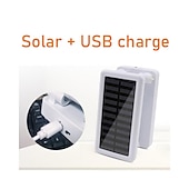 abordables Lámparas de escritorio-lámpara de mesa plegable solar regulable táctil lámpara de escritorio lámpara de mesa de protección ocular lámpara de mesa recargable solar portátil carga usb solar