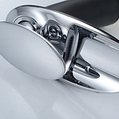 economico Classici-rubinetto miscelatore lavabo bagno a cascata, rubinetti monocomando per lavabo monocomando con tubo flessibile acqua calda e fredda rubinetto monoblocco in ottone per vasca da incasso