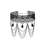 levne Příslušenství a další-Náhrdelník Chocker Náhrdelník Chocker Punk a gotika Lolita Krajka Pro Lolita Kostýmová hra Dámské Kostýmní šperky Módní šperky