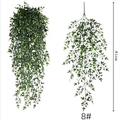 お買い得  人工植物と緑-人工植物プラスチックモダン現代壁の花 1 ピース結婚式の装飾