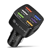 お買い得  車用充電器-otolampara 6usb 充電器シガレットライターソケット qc3.0charger in car adapter accesso for iphone14 pro max car for samsung huawei xiaomi redmi car Charger qc3.0