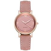 abordables Relojes de Cuarzo-Reloj de cuarzo de lujo para mujer, reloj de pulsera de cuarzo a la moda para mujer, pulsera de color de moda diversa y concisa de gama alta para reloj informal a juego para mujer