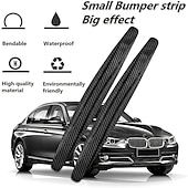economico Decorazione e protezione carrozzeria-Starfire 2pcs protezione anti-collisione universale in gomma per auto anteriore e posteriore angolo paraurti labbro strisce antigraffio adesivo accessori per prodotti auto