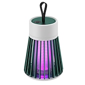Недорогие Ошибка Zapper-Перезаряжаемый уничтожитель комаров и мух для внутреннего освещения с подвесной петлей, электрическая лампа для уничтожения, портативная светодиодная ловушка с usb для домашней спальни, кемпинга на