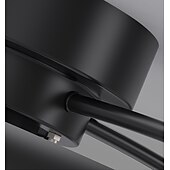 cheap Ceiling Fan Lights-Ceiling Fans with Lights Flush Mount Low Profile Indoor Ceiling Fan,21&quot; Dimmable Bladeless Ceiling Fans with Remote Control,Smart 3 Colors 6 Speeds Reversible