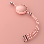 levne Kabely pro mobilní telefony-Nabíjecí stanice 3 Port Multi USB nabíječka Rychlé bezdrátové nabíjení 3 v 1 pro více zařízení Pro Mobilní telefon
