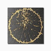 preiswerte Geometrische Drucke-Abstrakte Wandkunst auf Leinwand, Schwarzgold, geometrische Drucke und Poster, Malerei, moderne nordische Luxus-Wandkunst, Wohnzimmer, Heimdekoration, ohne Rahmen