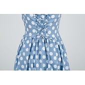 preiswerte Kleider-50er A-Linienkleid Retro Vintage 1950er Cocktailkleid Alltagskleid Partykostüm Schlagkleid Damenkostüm Vintage Cosplay Party / Abendkleid