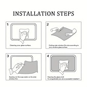 economico Parasole e aletta parasole per auto-1 pc Parabrezza parasole per auto Facile da installare Per Universali Parabrezza Protezione solare Vinile 20*150 cm