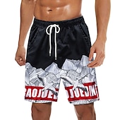 abordables maillot de bain boxer homme-maillot de bain pour hommes short de plage à séchage rapide cordon de serrage léger avec taille et poches élastiques