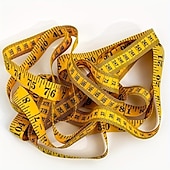 economico cucito e lavoro a maglia e uncinetto-Righello di misurazione del corpo di alta qualità da 120 pollici/300 cm per cucire misura di nastro su misura centimetro metro nastro di misurazione per cucire righello morbido
