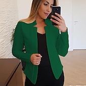 billiga Blazers och kostymer-kvinnors nya mode kavaj långärmad cardigan casual jacka topp