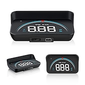Недорогие Дисплей на лобовое стекло-obd2 gps автомобильный проектор m8 миль/ч км/ч авто hud спидометр лобовое стекло 3,5 &#039;&#039;размер экрана hd автомобильный проекционный дисплей сигнализация аксессуары