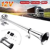 levne Dekorace a ochrana karoserie-starfire auto náklaďák klakson vlak vzduch klakson 150db hlasitý univerzální elektrická duální trubka sada vzduchových klaksonů pro všechna auta 12v/24v nákladní auta vlaky nákladní auto loď loď