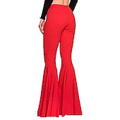 economico Fondi-Anni &#039;70 Disco Y2K Pantaloni a zampa d&#039;elefante Bambola Per donna Giorno dei Re Casual Quotidiano Parata dell&#039;Orgoglio Mese dell&#039;orgoglio Adulti Pantaloni Tutte le stagioni