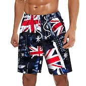 abordables maillot de bain boxer homme-maillot de bain pour hommes short de plage à séchage rapide cordon de serrage léger avec taille et poches élastiques