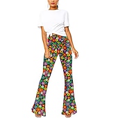 abordables Fondos-Retro Antiguo Años 60 Años 70 Pantalones Canguelo Los pantalones de campana Hippie Disfraz Mujer Ropa Cotidiana Desfile del orgullo Mes del Orgullo Adulto Pantalones