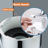 baratos Torneiras de Lavatório de Casa de Banho-Extensor de torneira de 1080 graus com 2 modos, torneira de braço mecânico universal, aerador de respingos, bocal de filtro de torneira de cozinha, borbulhador, banheiro, cozinha, acessório de