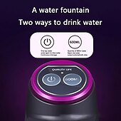 billige Kjøkkenapparater-5-gallon vann dispenser - Automatisk elektrisk vanntanker med USB-lading portabel hjem kontor og utendørs passer til 2-5 gallon flasker