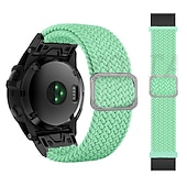 abordables Bracelets de montre Garmin-Bracelet nylon tressé 22mm 26mm pour Garmin Fenix 7 7X 6 6X Pro Epix Pro 47mm 51mm Instinct 2X Approach S70 S62 S60 Forerunner 955 945 Marq