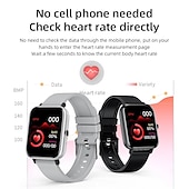 Χαμηλού Κόστους Smartwatch-H10 Εξυπνο ρολόι 1.69 inch Έξυπνο ρολόι Bluetooth Βηματόμετρο Υπενθύμιση Κλήσης Παρακολούθηση Δραστηριότητας Συμβατό με Android iOS Γυναικεία Άντρες Μεγάλη Αναμονή Κλήσεις Hands-Free Αδιάβροχη IP 67