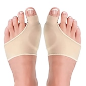 abordables Correcteurs d&#039;oignon-2 séparateurs d&#039;orteils en silicone souple pour hallux valgus (convient pour une utilisation nocturne et domestique et remplacez-les régulièrement)