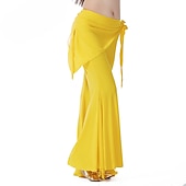 economico Abbigliamento danza del ventre-Danza del ventre Pantaloni Colore Puro Con balze Per donna Addestramento Cotone leggero