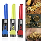 cheap Testers &amp; Detectors-Metal Detector Portable High Sensitivity Metal Detector One-Button LED Indicator Gold Detector Pointer Metal Detector with Woven Holster Bag