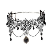 levne Příslušenství a další-Náhrdelník Chocker Náhrdelník Chocker Punk a gotika Lolita Krajka Pro Lolita Kostýmová hra Dámské Kostýmní šperky Módní šperky